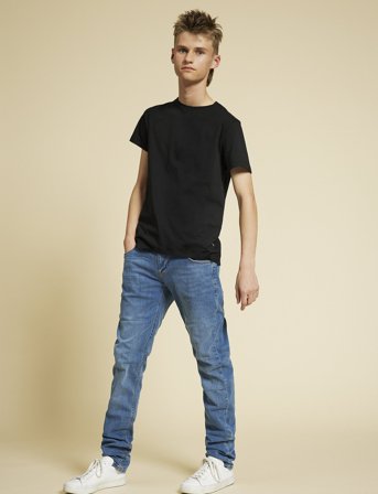 Hound Basic Tee S/S - Black - 8 y
