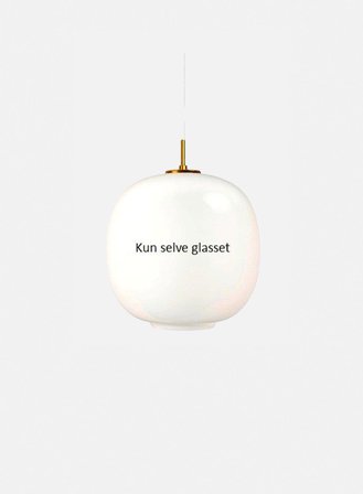 Reserveglass til VL 45 radiohus Ø37 - opal