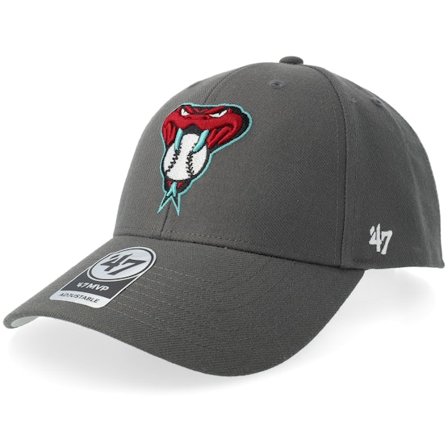47 Brand - MLB Grå adjustable Caps - Arizona Diamondbacks MLB Mvp Charcoal Adjustable @ Hatstore