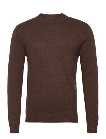 Jprlambswool Knit Crew Neck Ln Brown Jack & J S