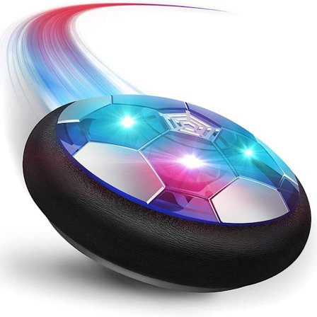 Hover fodboldlegetøj Flydende genopladelig fodbold med farverige LED-lys - USB genopladelig