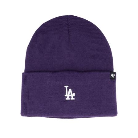 47 Brand - MLB Purple cuff Beanie - Los Angeles Dodgers MLB Base Runner Purple Cuff @ Hatstore