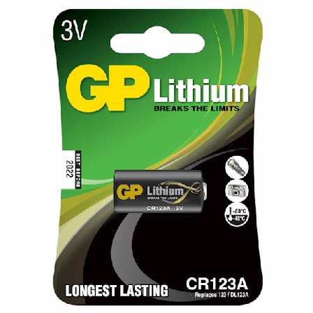 Batteri Lithium Pro 123A 1-Pack
