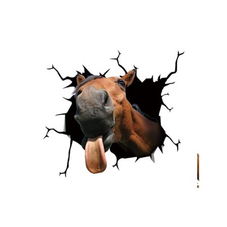 Autovindu Dyr Hest Klistremerke