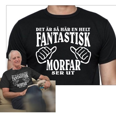 Morfar T-shirt & mugg paket Här en helt fantastisk Morfar ser ut