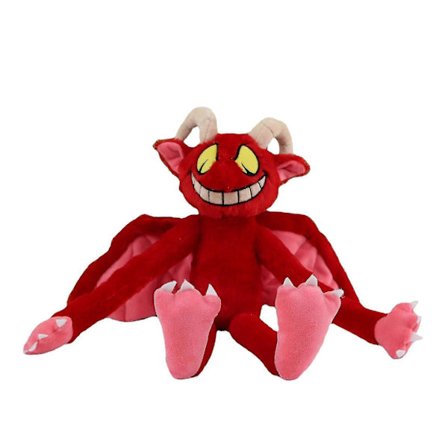 43 cm Cuphead Secreto Angel Devil Plysjleketøy Spillfigur Cuphead: The Delicious Last Course Plysjdukke Myke utstoppede leker for barn