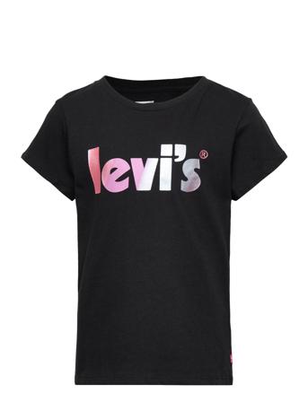 Lvg S/S Poster Logo Tee-Shirt T-shirt Blå Levi's