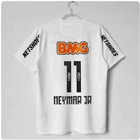 12-13 sæson brasiliansk Santos trøje Santos jubilæumsudgave nr. 11 Neymar kortærmet fodboldtrøje retro top M