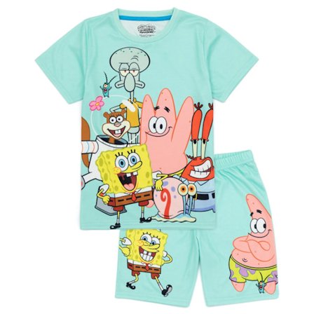 SvampBob Fyrkant Barn/Kids Kort Pyjamasset 5-6 År