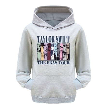 3-16 år Børn Pop Taylor Swift The Eras Tour Trykt Hoodie Piger Drenge Hættetrøje Pullover Toppe