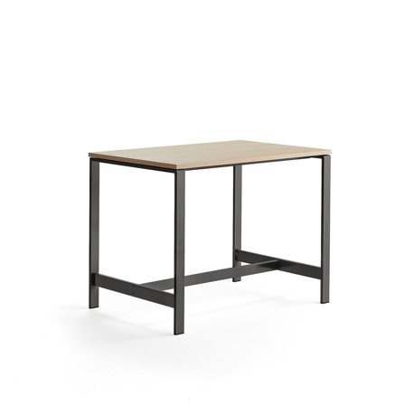 Table VARIOUS, 1200x800x900 mm, black, oak