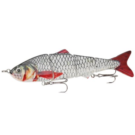 12cm/18g ABS Plastik Multi-sektioner Kunstig Fiske-Lure Svømmende Agnsfisk Hav Hård Lure Fiskegrej Y145-5