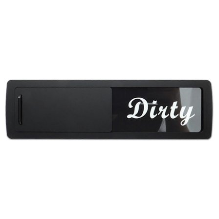 Likainen/Puhdas -astianpesukonemagneetti, helppolukuinen liukukytkin, astianpesukoneen likainen/puhdas magneettinen osoitin