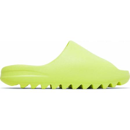 Yeezy, yeezy slides glow green Groen, Heren, Maat:46 EU