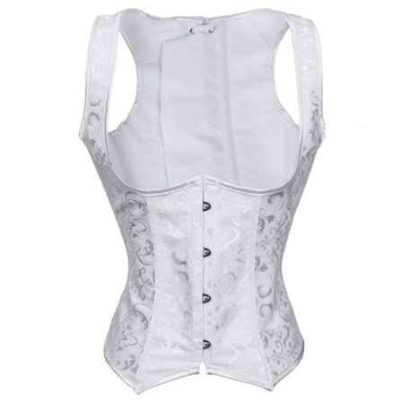 Goottilainen steampunk-korsetti, tiukka tunika, liivi, seksikäs tuomioistuin