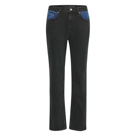 My Essential Wardrobe StellaMW 134 High Straight Y Jeans , Blauw , Dames , Maat: W27