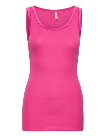 Sc-Ryan T-shirts & Tops Sleeveless Rosa Soyaconcept*Betinget Tilbud