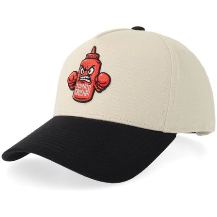 Not For Sale - Beige adjustable Keps - Tomato Crusher Stone/Black A-frame Adjustable @ Hatstore