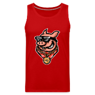 Men's Premium Tank Top Piggy New Year