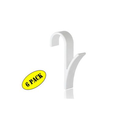 Universell handduksradiator krok - Plast, Vit