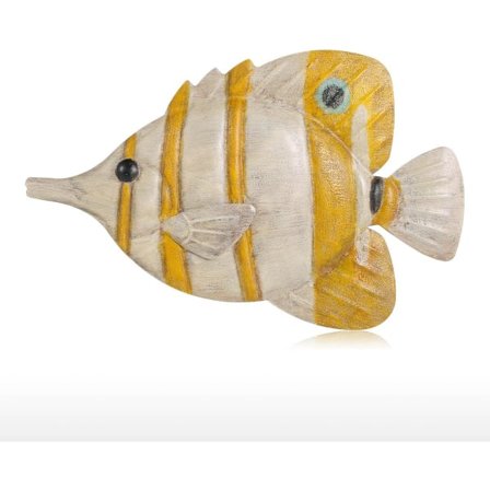 Kala seinäkoriste tyyppi 2 takorauta seinäkoriste luova