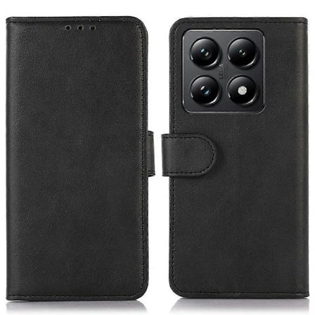 Xiaomi 14T Läderfodral med Ställ Grön/Silver/Svart[D]