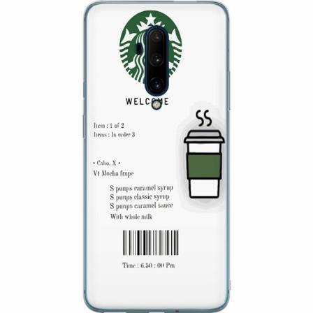 Oneplus 7t Pro Genomskinligt Skal Welcome