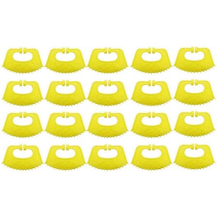 20 stk. Kalvevennere Storfe Ku Avvenningsverktøy Gårdsbruk Husdyr Neseklyper Melkestopp (FMY) Gul