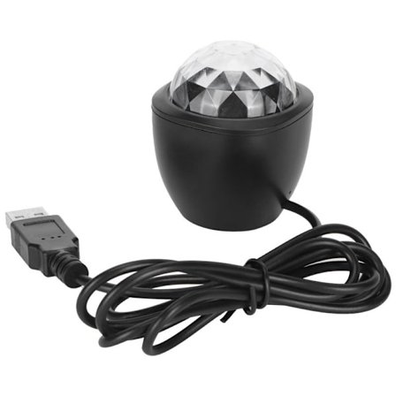 Färgglad Mini USB LED Röststyrning Lampa för DJ Scenbelysning
