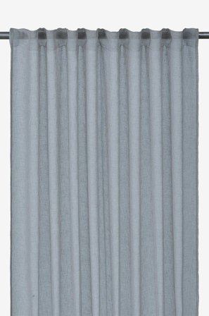 Svanefors - Gardin Diana 2-pak - Grå - Gardinfag med rynkebånd - 140X280 - Fra Homeroom