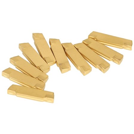 10 stk/eske MGMN200-G 2 mm bredde karbidinnsatser for MGEHR/MGIVR dreiebenk sporstikningsverktøy