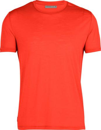 Icebreaker Men's Spector Short Sleeve Crewe Men short-sleeved sweaters Orange L