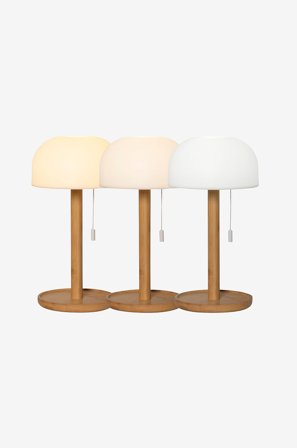 Star Trading - Pöytävalaisin Tara Usb - Valkoinen - Pöytävalaisimet - - Homeroom