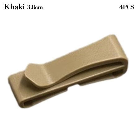 Molle Webbing Spenne Belteendeklips KHAKI 3,8CM