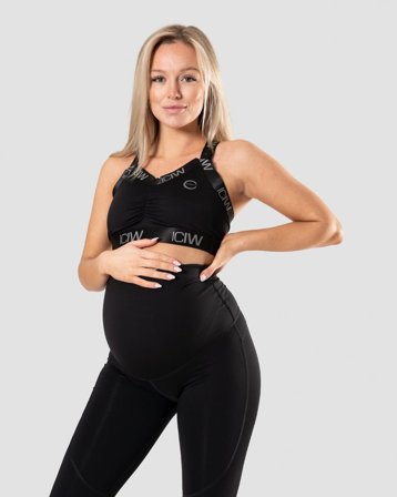 ICANIWILL - Maternity Nursing Sports Bra Black - Sport-BH - Damen - ICIW