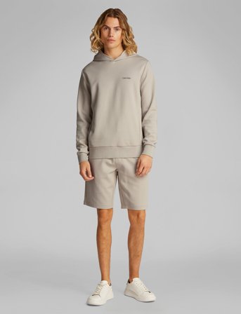 Calvin Klein Micro Logo Repreve Hoodie - Grey - S