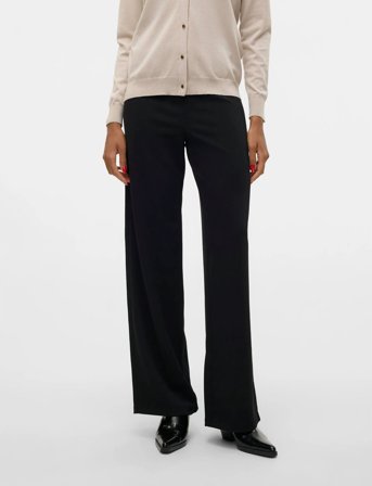 Vero Moda Vmberlin Zamira Mw Wide Pant Noos - Black - M x 32