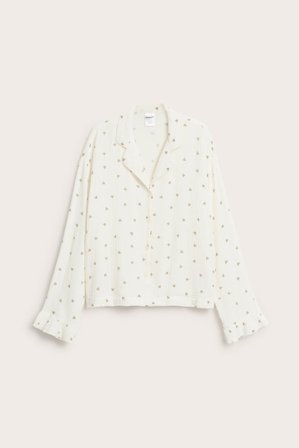 Kappahl | Pyjamasskjorta | Offwhite