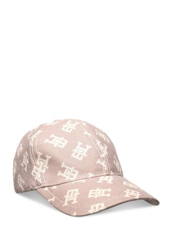 Th Contemporary Mono Cap Accessories Headwear Caps Beige Tommy Hilfiger*Betinget Tilbud