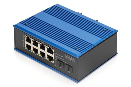 Digitus Industrial 8+2 -Port Gigabit Ethernet PoE Switch 8 Port GE PoE RJ45 2 GE SFP Port IN