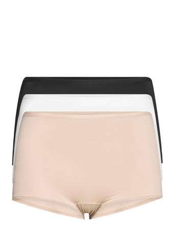 Brief 3 Pack Polly Boxer Midi Lingerie Panties Hipsters/boyshorts Beige Lindex