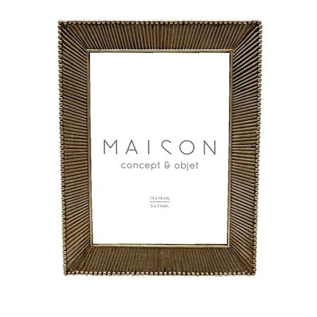 Valokuvakehys 17x22cm Kulta Polyresin Lasi