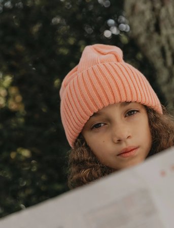 Garbo&Friends Knitted Beanie - Pink - 50/52