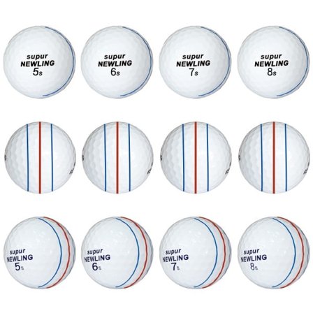 12 kpl Golf pallot Super NewlingThree Layers Super pitkä etäisyys Golf pallo