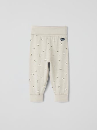 Polarn O. Pyret - Trousers with foldable cuffs, bees - 74 - Childrenswear - grey