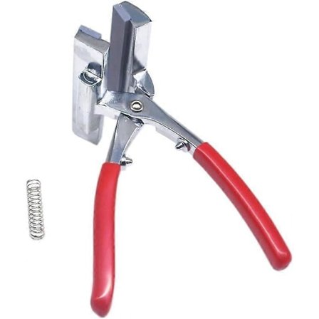 Profesjonell lerretstrekkertang i rustfritt stål med bred kjeft