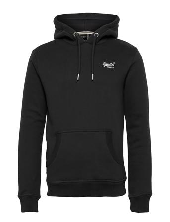Vintage Logo Emb Hood Grey Superdry