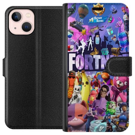 Yhteensopiva Lompakkokotelo Apple iPhone 13 Fortnite kollaasi Victory Royale hahmot skins aarteet värikäs Fortnite pelaamisen suunnittelu