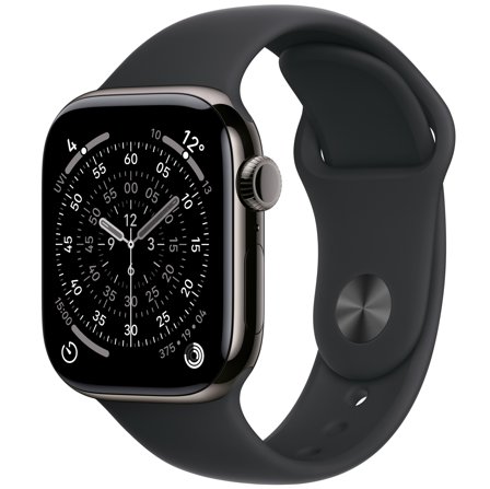 Apple Watch 11 42mm GPS+5G Titan Sport S/M schiefer/schwarz