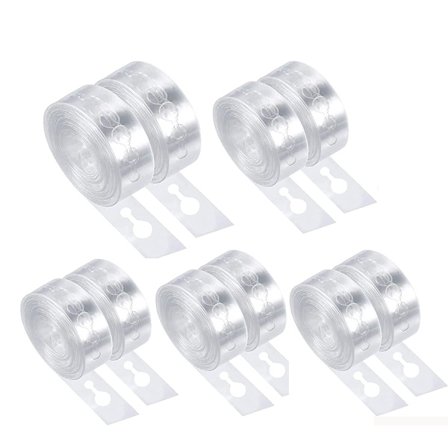 10 Ballongirlang, Båge Koppling Strip Plast Strip Hållare, Ballonger
